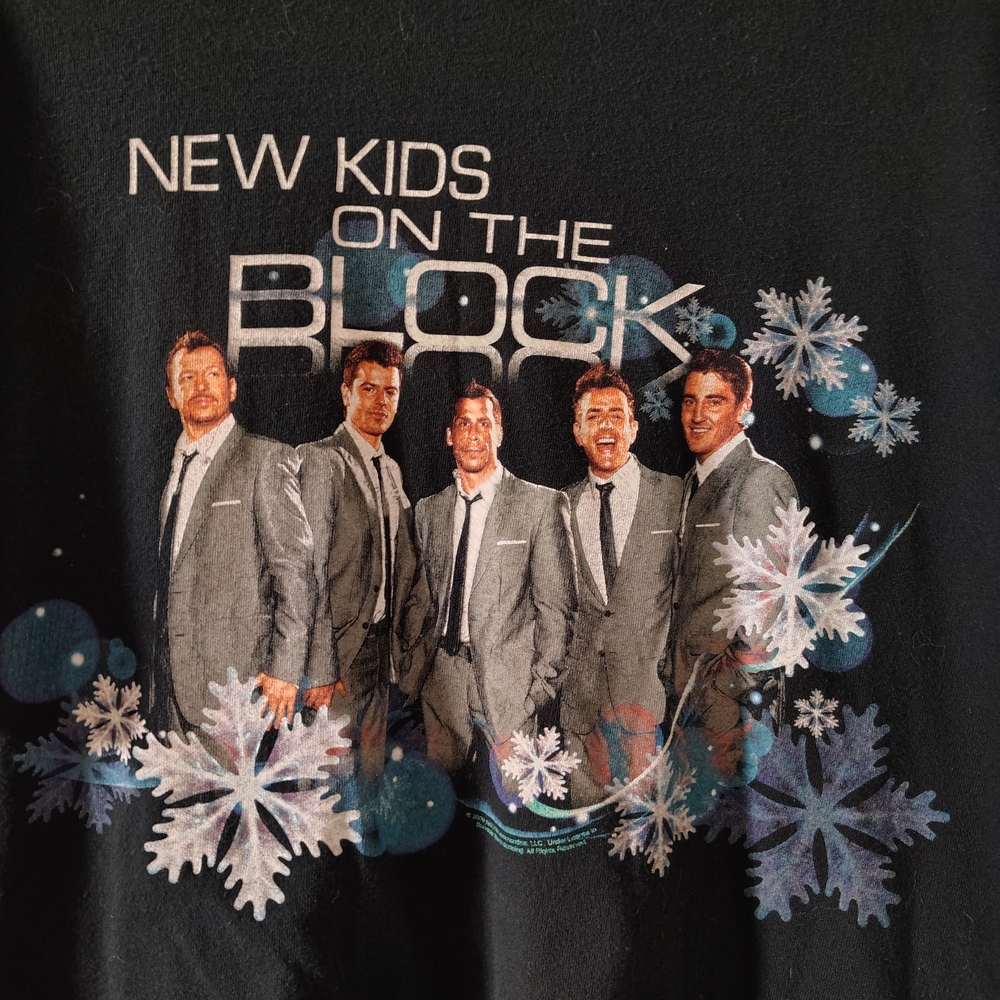 New Kids On The Block NKOTB 2009 Promotional Tee Size Large